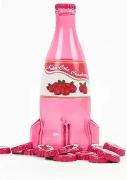 „Nuka Cola Cranberry“ Glass Bottle & Cap