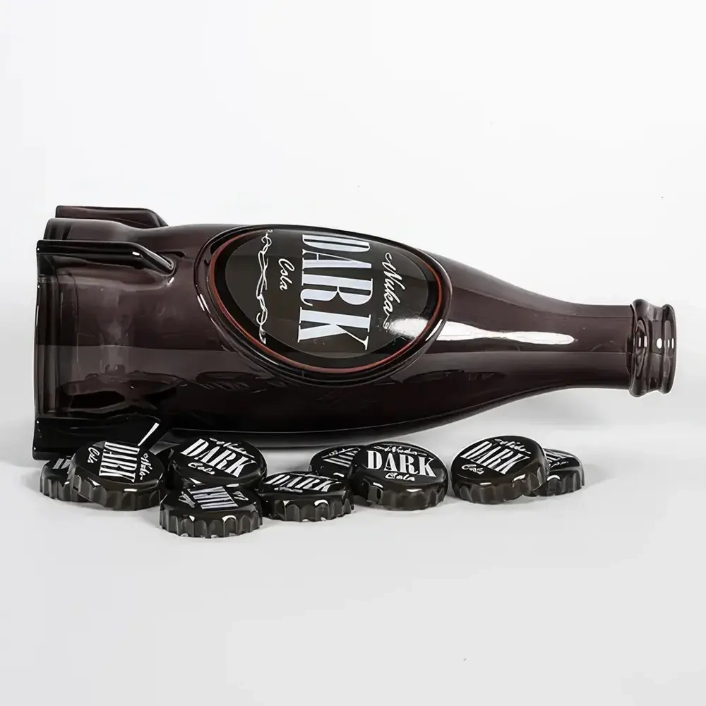 Fallout„Nuka Dark“ Glass Bottle & Cap