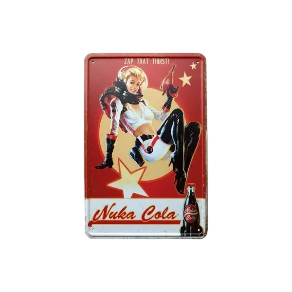 Fallout - Metal Sign „Nuka Cola Girl“