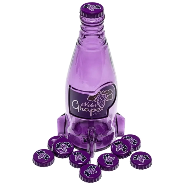 Fallout „Nuka Grape“ Glass Bottle & Cap