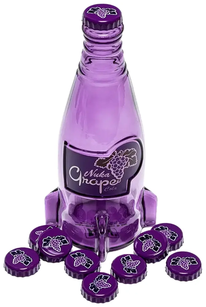 Fallout „Nuka Grape“ Glass Bottle & Cap