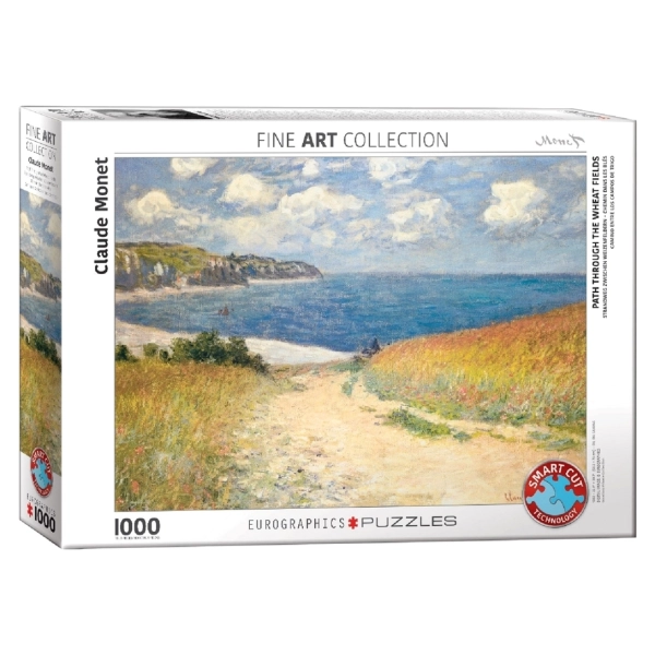 Strandweg zwischen Weizenfeldern - Claude Monet