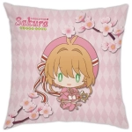 Card Captor Sakura: Clear Card - Couch Pillow - Sakura & Kero-chan - Chibi Design - 35x35cm