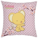 Card Captor Sakura: Clear Card - Couch Pillow - Sakura & Kero-chan - Chibi Design - 35x35cm
