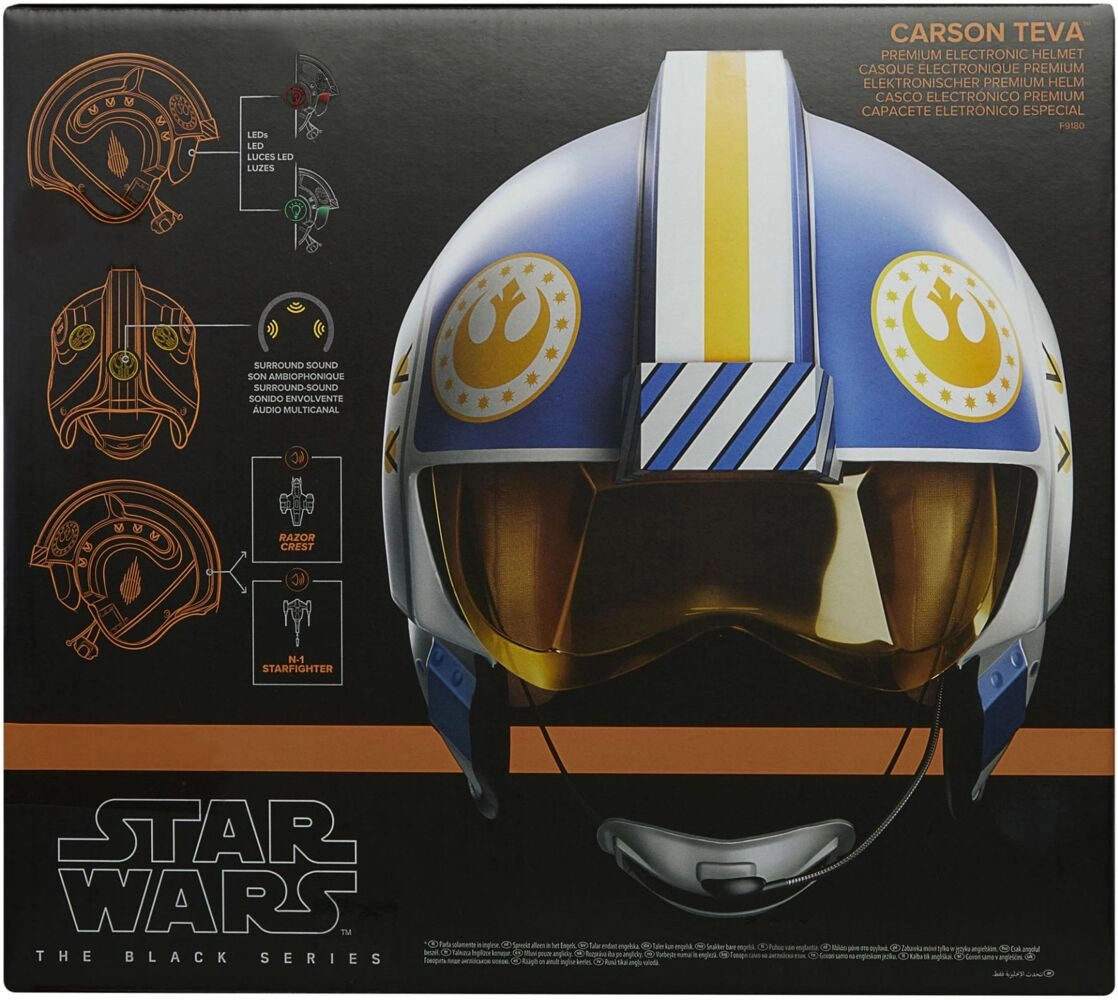 Star Wars The Black Series Carson Teva Electronic Helmet