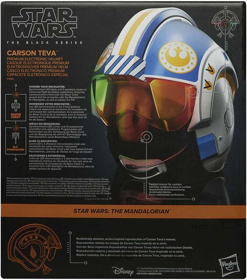 Star Wars The Black Series Carson Teva Electronic Helmet