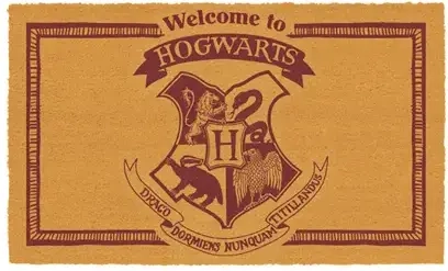 Welcome To Hogwarts Doormat 60X40 Harry Potter