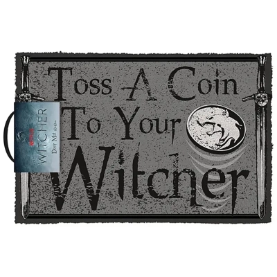 Pyramid Door Mats - The Witcher (Toss A Coin)