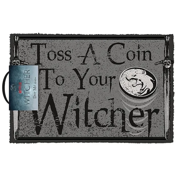Pyramid Door Mats - The Witcher (Toss A Coin)