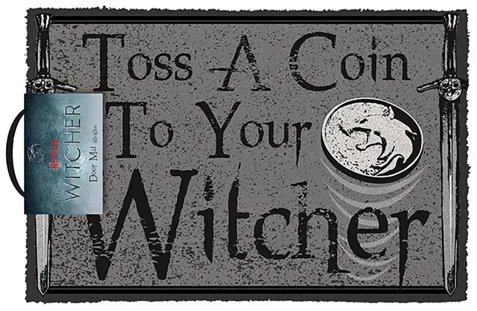 Pyramid Door Mats - The Witcher (Toss A Coin)