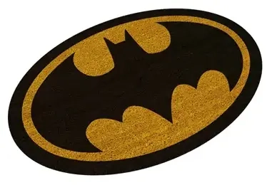 Batman Logo Oval Doormat Dc Comics