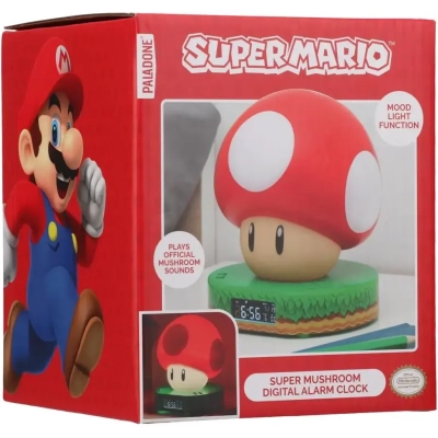 Super Mario Super Mushroom Digital Alarm Clock