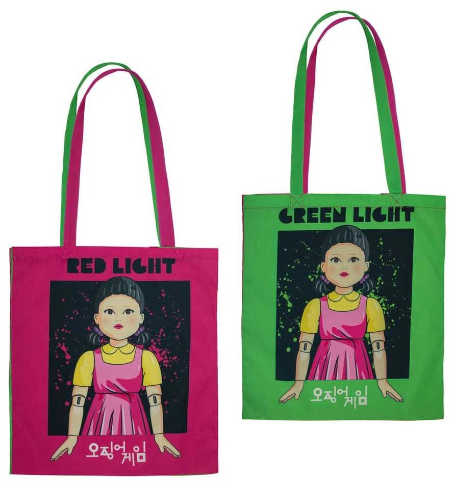 Tote Bag red, green - Squid Game