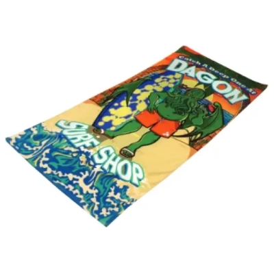 Cthulhu Dagon Surf Shop Beach Towel