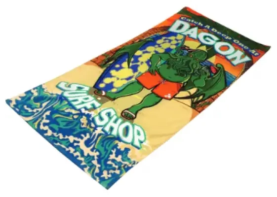 Cthulhu Dagon Surf Shop Beach Towel
