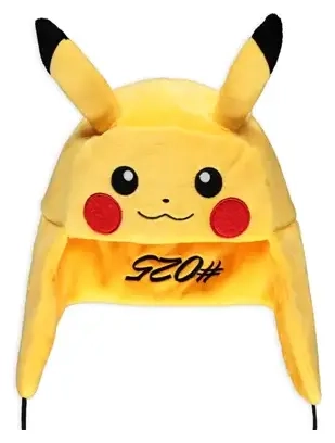 Pikachu Plush Trapper Hat (female Shape)