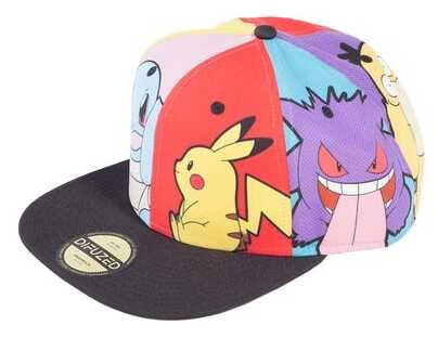 Pokémon - Multi Pop Art - Snapback Cap