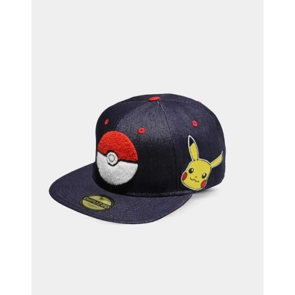 Pokémon - Pokéball - Denim Snapback Cap