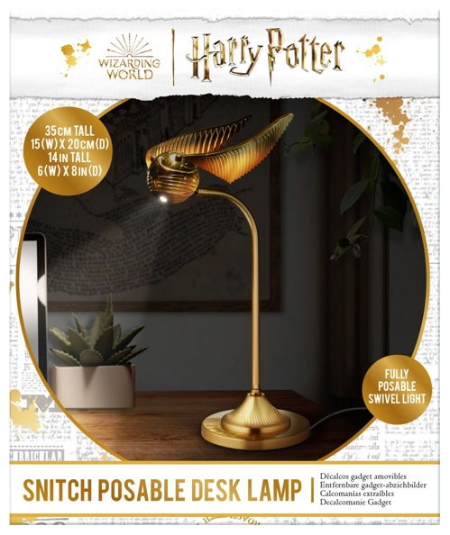 Harry Potter Golden Snitch Posable Desk Lamp