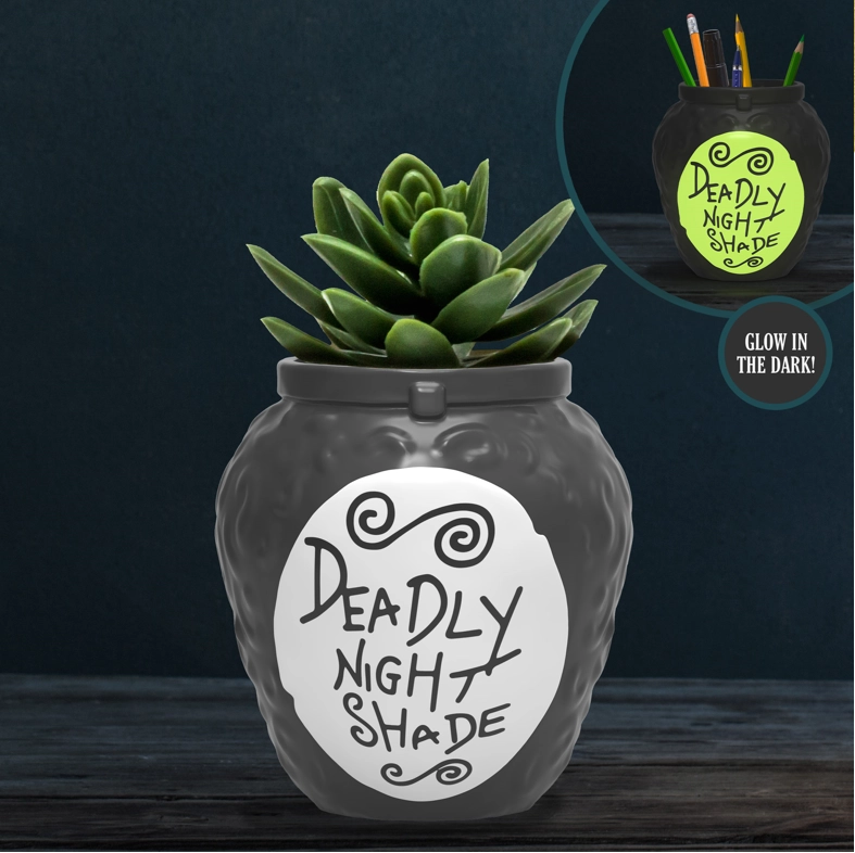 The Nightmare Before Christmas Deadly Nightshade Pen and Plant Pot