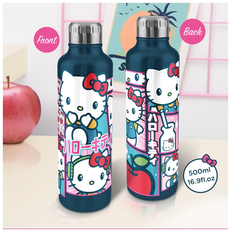 Hello Kitty Metal Water Bottle