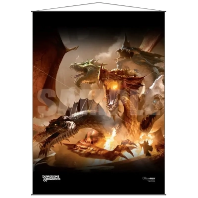 UP - Wall Scroll - The Rise of Tiamat - Dungeons & Dragons Cover Series