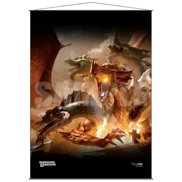 UP - Wall Scroll - The Rise of Tiamat - Dungeons & Dragons Cover Series
