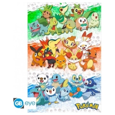 POKEMON - Poster Maxi 91.5x61 - First Partners