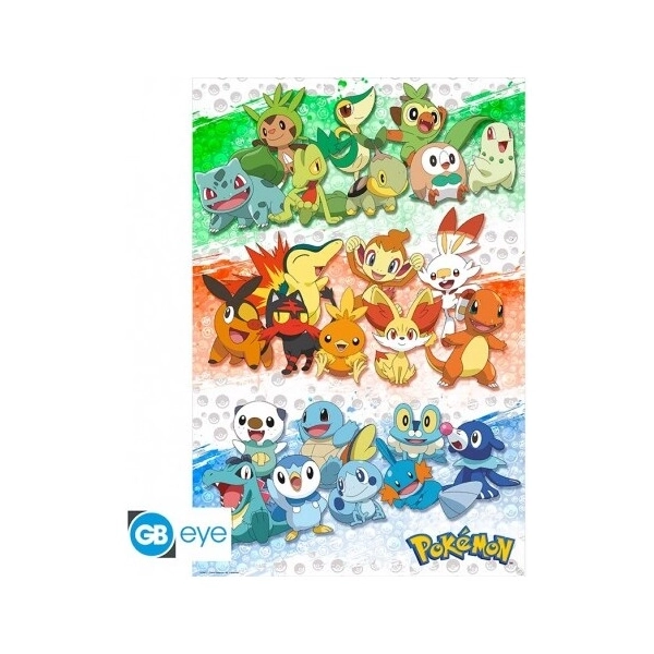 POKEMON - Poster Maxi 91.5x61 - First Partners
