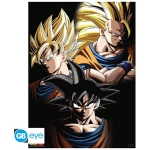 DRAGON BALL - Poster Chibi 52x38 - Goku transformations
