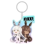 Goddess of Victory: NIKKE - Holographic Acrylic Keychain - Blanc & Noir - 7cm