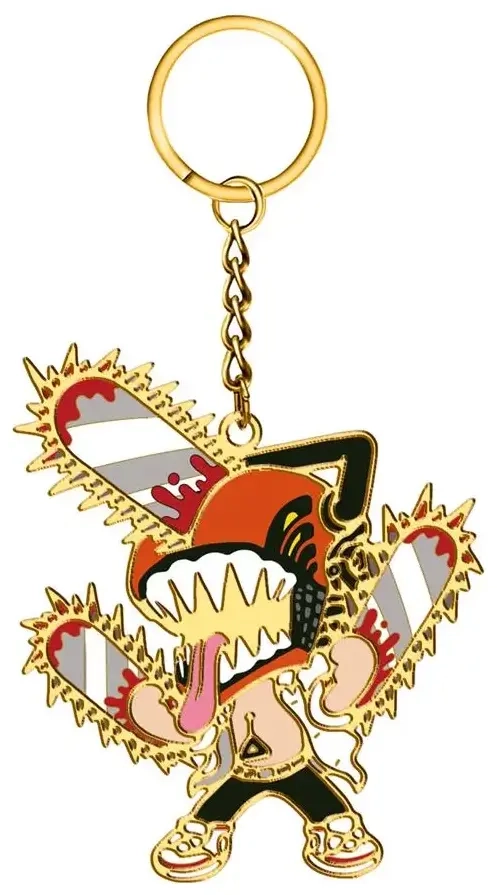 Chainsaw Man - Enamel Metal Keychain - Chainsaw Man Chibi Design - 6cm
