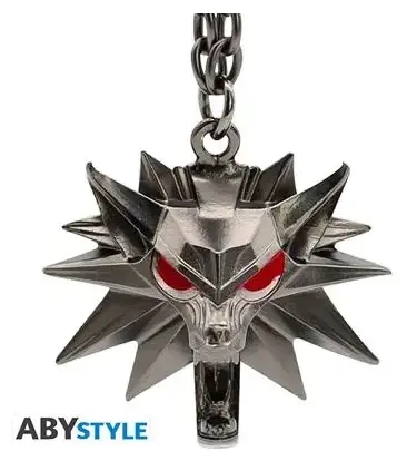 THE WITCHER - Keychain 3D "Wolf School Emblem"