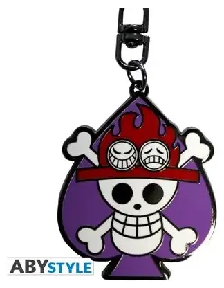 ONE PIECE - Keychain "Skull Ace"