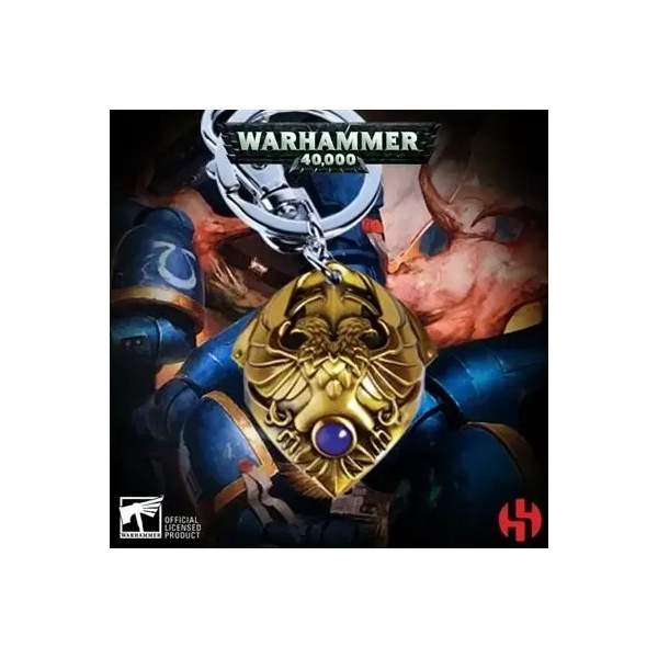 Custodian Shoulder Plate Keychain - Warhammer 40K