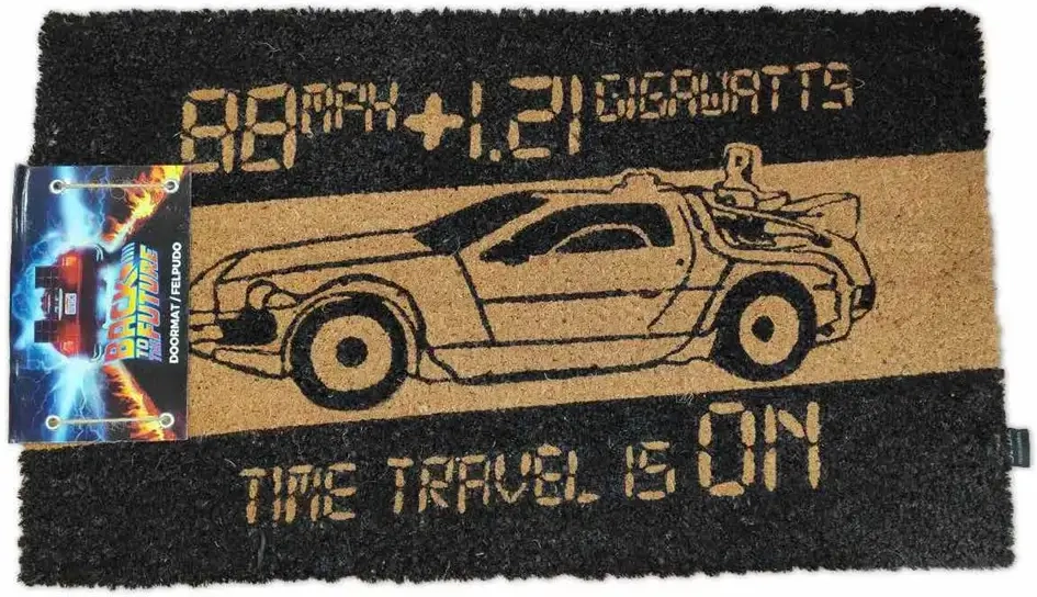Time Machine Doormat 60X40 Back To The Future