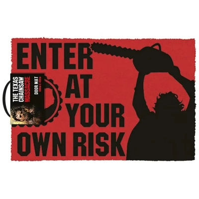 Pyramid Door Mats - Texas Chainsaw Massacre (Enter At Your Own Risk)