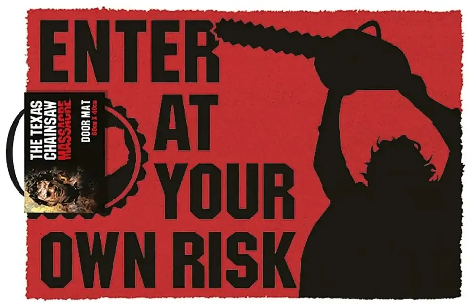 Pyramid Door Mats - Texas Chainsaw Massacre (Enter At Your Own Risk)