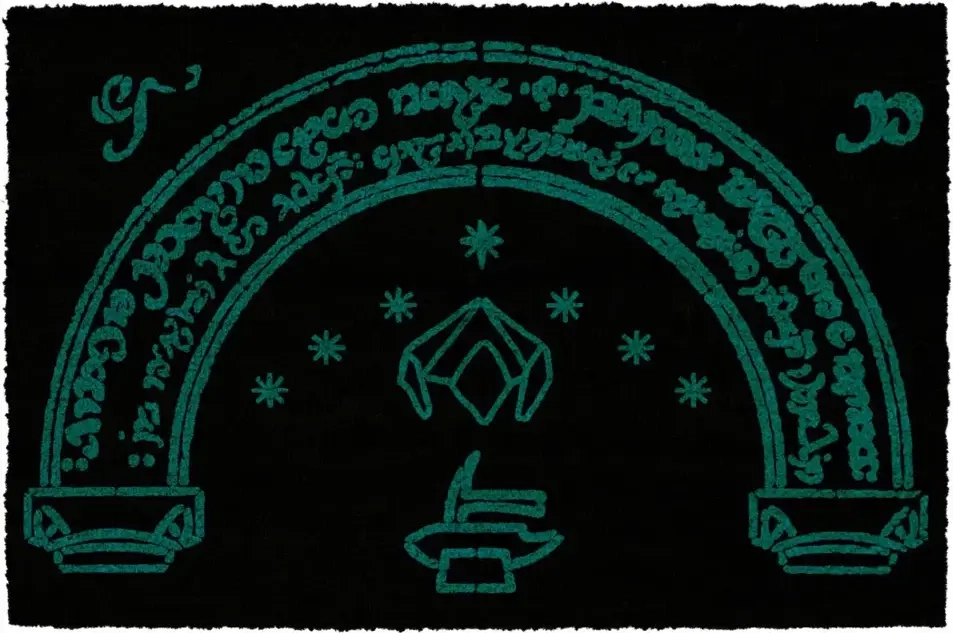 Moria Gate Doormat 60X40 The Lord Of The Rings