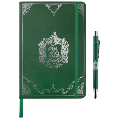 Slytherin Deluxe Notebook and Pen - Harry Potter