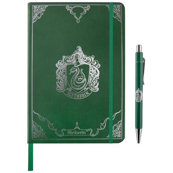Slytherin Deluxe Notebook and Pen - Harry Potter