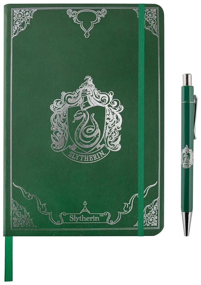 Slytherin Deluxe Notebook and Pen - Harry Potter
