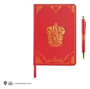 Deluxe notebook and pen Gryffindor - Harry Potter