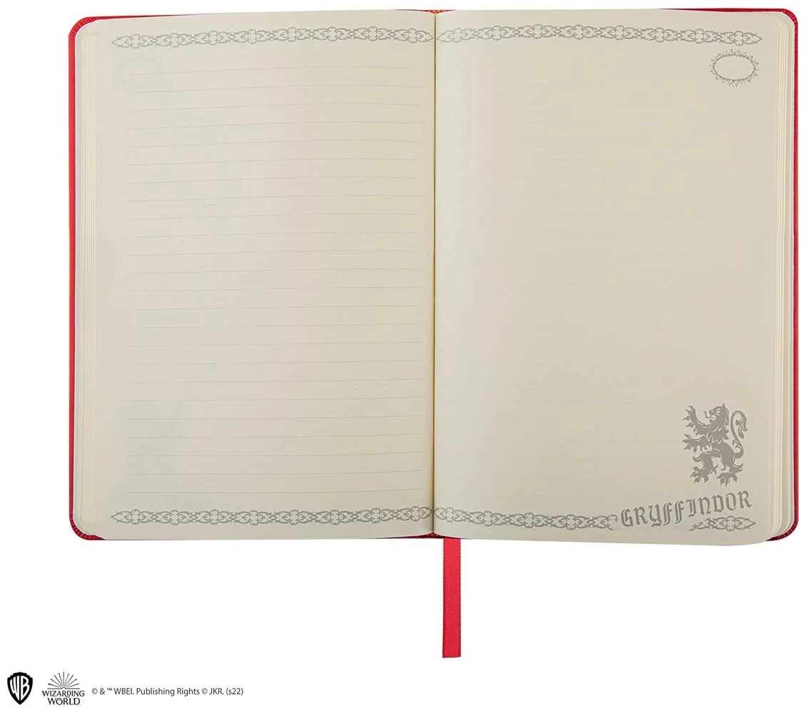Deluxe notebook and pen Gryffindor - Harry Potter