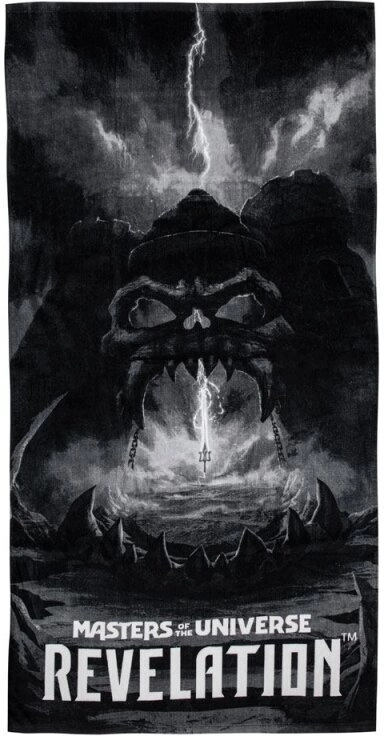 Masters of The Universe - Beach Towel Dark Castle Grayskull