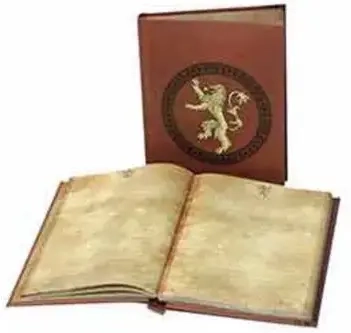 Lannister Notebook W/Light Game Of Thrones