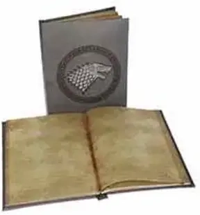 Stark Notebook W/Light Game Of Thrones