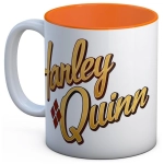 Harley Quinn Gun White-Orange Ceramic Mug Dc Universe