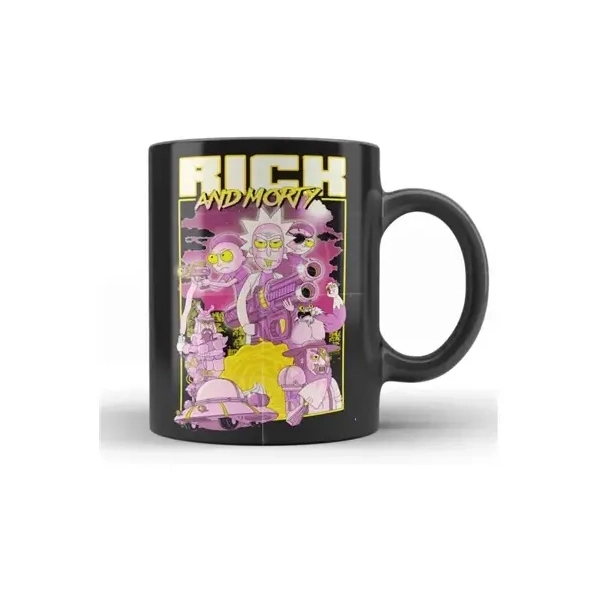 Retro Poster Ceramic Mug Rick And Morty