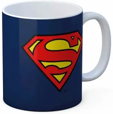 Superman Logo Ceramic Mug Dc Comics